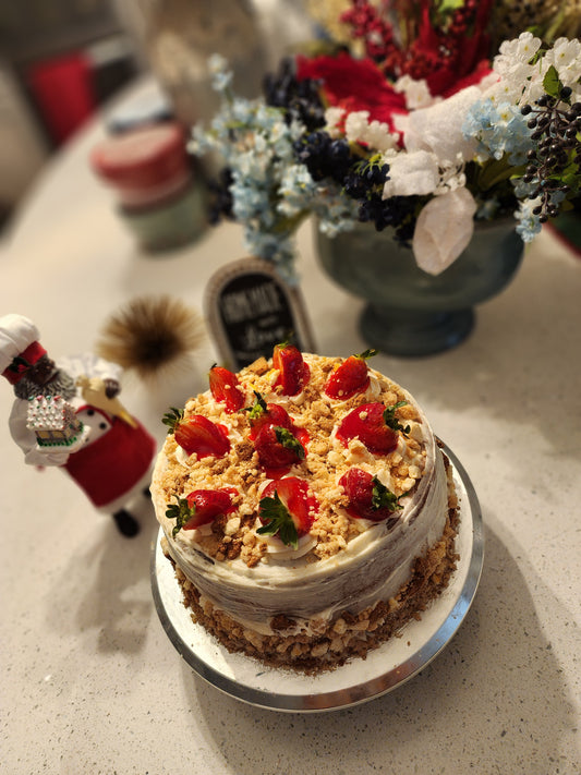 Strawberry Cheesecake Pound Cake